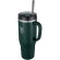 Vaso térmico con pajita Melbourne 1200ml acero reciclado Verde brillante detalle 7