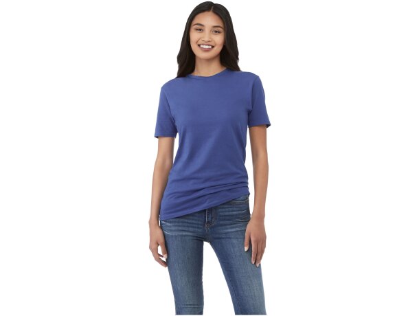 Camiseta de manga corta para mujer ”Heros” Azul detalle 39