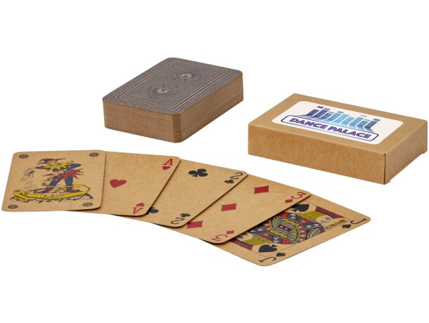 Juego de cartas Ace en papel de fuentes sostenibles certificado Natural detalle 1