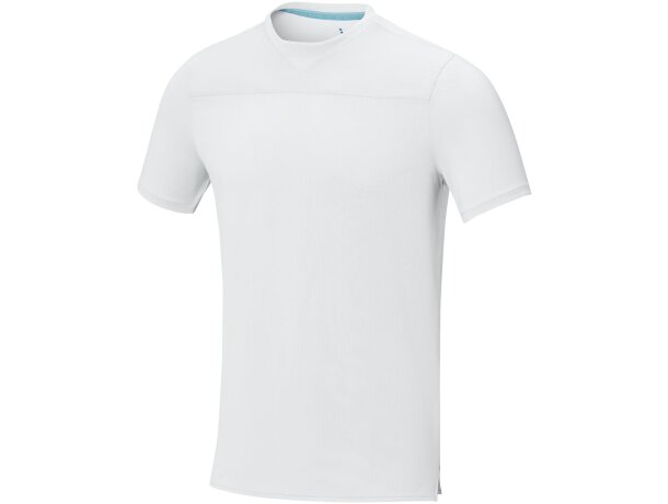 Camiseta Cool fit de manga corta para hombre en GRS reciclado Borax Negro intenso detalle 13