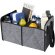 Organizador coche plegable fieltro reciclado certificado GRS Gris medio detalle 4