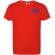 Camiseta manga corta infantil Estoril Roly poliéster reciclado Rojo detalle 13
