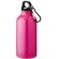 Cantimplora de aluminio con mosquetón 350 ml personalizada rosa neón