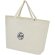 Bolsa tote reciclada Cannes 10L algodón y poliéster 200 g/m² Natural detalle 1