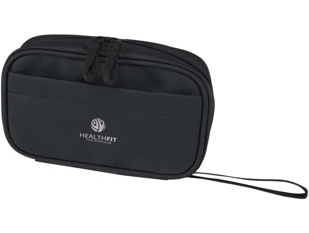 Funda tecnológica Resi Plus con certificación GRS y RPET Negro intenso detalle 1