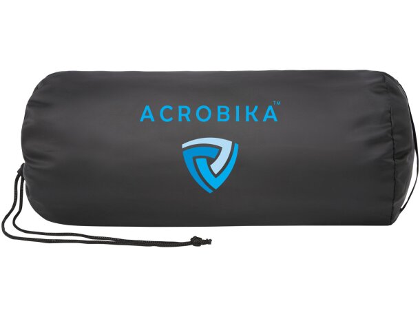 Manta polar coral Lily de RPET certificada GRS con funda Negro intenso detalle 11