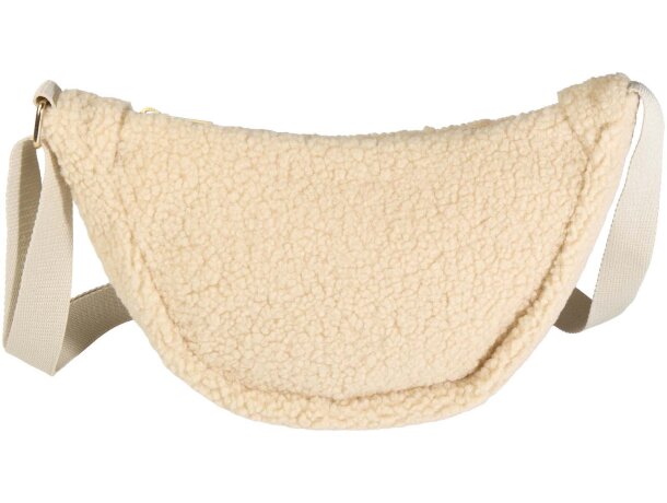 Riñonera Bear 3L de sherpa reciclado certificado GRS Natural detalle 2