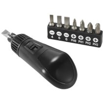 Kit de destornillador con 9 puntas personalizado negro intenso Kit de destornillador con 9 puntas personalizado negro intenso
