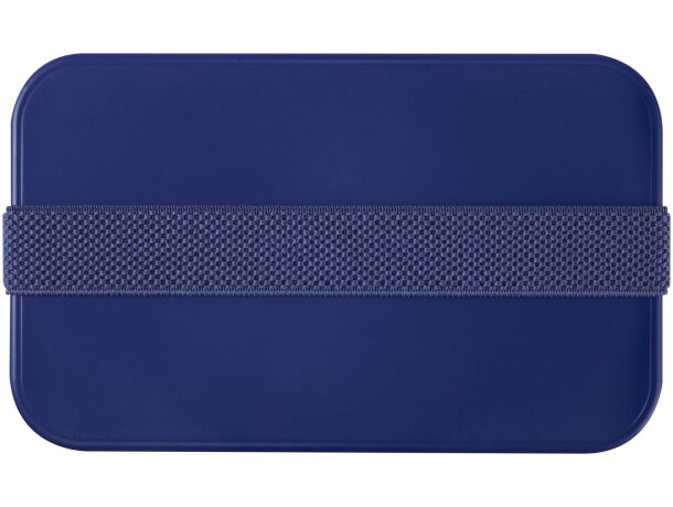 Fiambrera MIYO 700ml con banda PET reciclado Azul/azul detalle 4