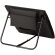 Tumbona de playa Serene reclinable con bolsa de transporte Negro intenso detalle 3