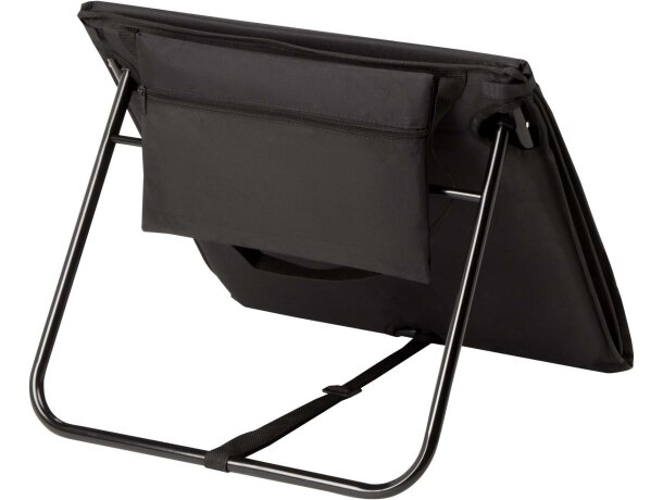 Tumbona de playa Serene reclinable con bolsa de transporte Negro intenso detalle 3