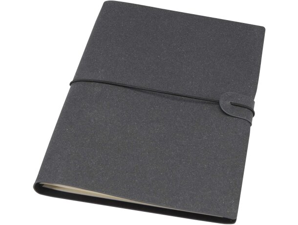 Libreta recargable A5 Slyk con cubierta de plástico reciclado Gris detalle 4