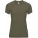 Camiseta deportiva manga corta mujer Bahrain Roly técnica Verde militar