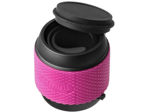 Altavoz mini de gran calidad con estuche personalizado rosa Altavoz mini de gran calidad con estuche personalizado rosa