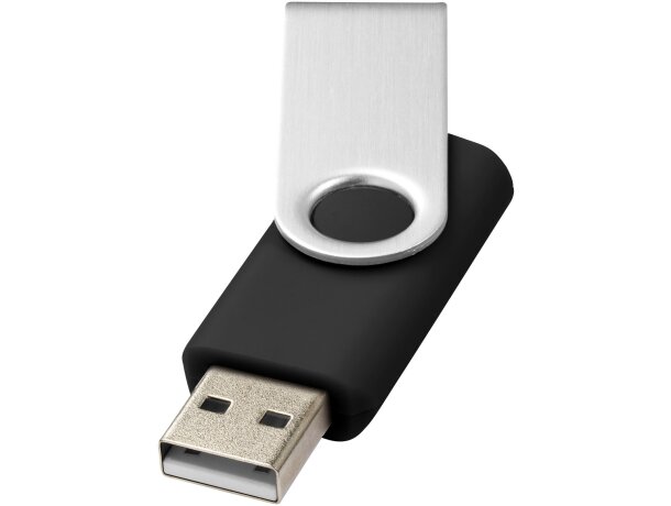 Memoria USB Rotate 2GB con protección giratoria de aluminio Rojo/plateado detalle 31