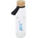 Botella de cristal Porto 500 ml con tapa de bambú Negro intenso detalle 5