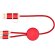 Cable 5 en 1 Alasia aluminio reciclado carga rápida Rojo detalle 9