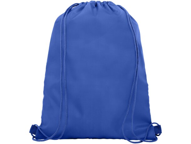 Mochila de cuerdas para empresa poliéster Oriole Azul real detalle 8