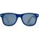 Gafas de sol de color liso Sun Ray Azul real detalle 6