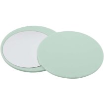 Espejo de maquillaje compacto con panel protector