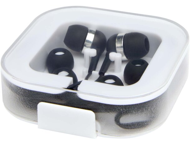 Auriculares tipo C Baekdu con plástico ABS reciclado Negro intenso detalle 12