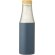 Botella de acero inoxidable con aislamiento al vacío de cobre de 540 ml con tapa de bambú Hulan Azul hielo detalle 13