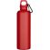 Botella Oregon 750ml con mosquetón en PET reciclado certificado Rojo detalle 6
