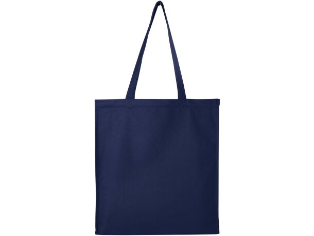 Bolsa tote algodón reciclado GRS con refuerzos Florida 14L Azul marino detalle 23