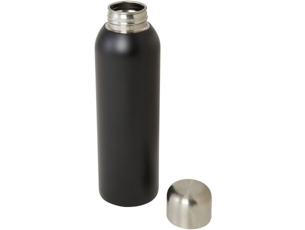 Bidón acero inoxidable reciclado Guzzle 820ml con tapa rosca Negro intenso detalle 7