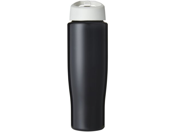 H2O Active® Tempo Bidón deportivo con tapa con boquilla de 700 ml Negro intenso/blanco detalle 1
