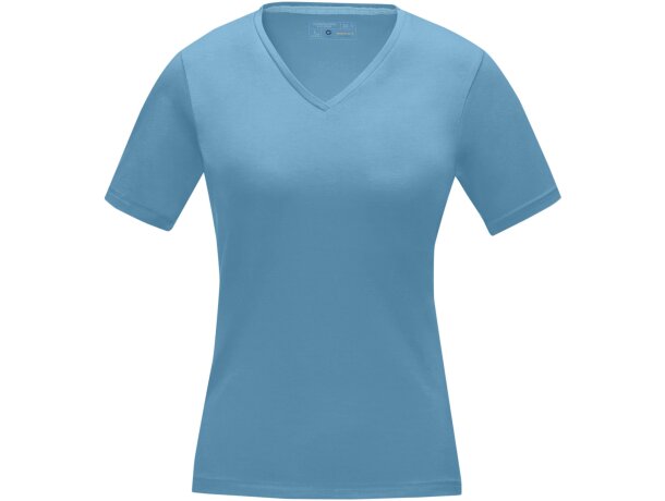 Camiseta de mujer Kawartha de alta calidad 200 gr Azul nxt detalle 11