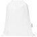 Bolsa con cuerdas Peru Blend de algodón reciclado GRS 5L Blanco detalle 12