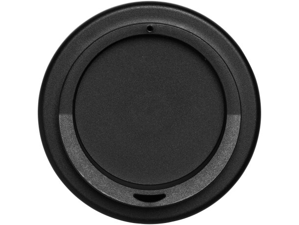 Vaso térmico 350ml con agarradera Americano Azul aqua/negro intenso detalle 71