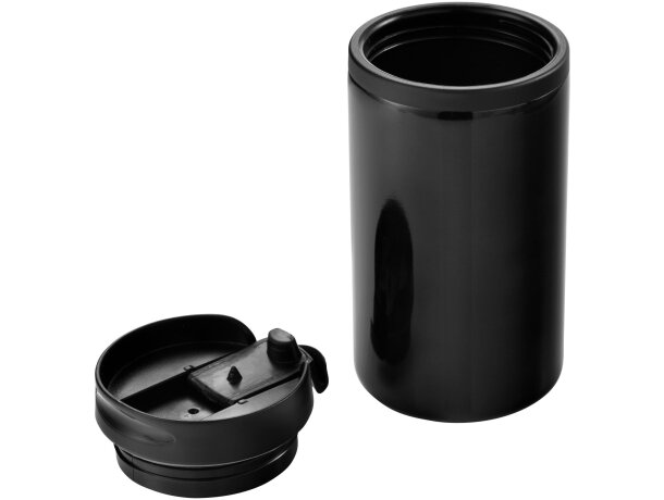 Vaso térmico 250ml acero inoxidable reciclado Mojave RCS Negro intenso detalle 8