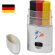 Pintura corporal Velox Negro intenso/rojo/amarillo detalle 6