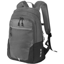 Mochila de nylon multiusos con espacio para portátil personalizada gris Mochila de nylon multiusos con espacio para portátil personalizada gris