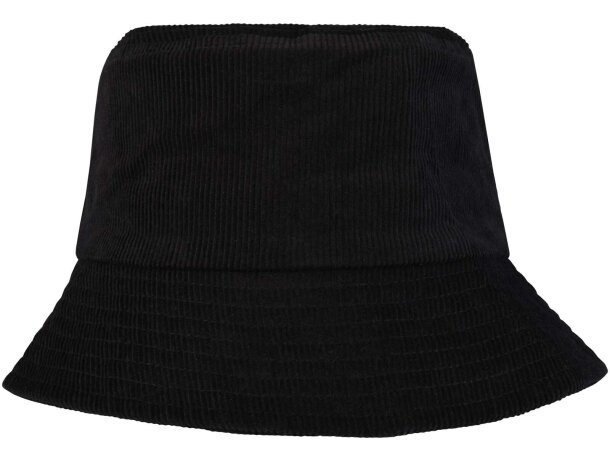 Gorro pana reciclada Howson con algodón sostenible Negro intenso detalle 8