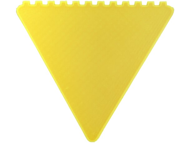Rascador de hielo triangular Frosty de plástico reciclado Amarillo detalle 8