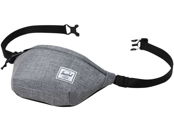 Riñonera Herschel Classic en poliéster reciclado EcoSystem Gris mezcla detalle 10