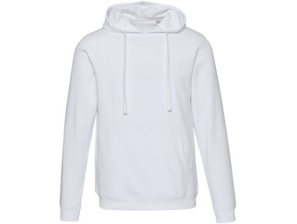 Sudadera con capucha unisex Spinel algodón orgánico certificado Blanco detalle 10