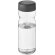 H2O Active® Base Bidón deportivo con tapa de rosca de 650 ml Transparente/gris tormenta