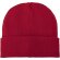 Gorro de lana con parche Boreas Rojo detalle 18