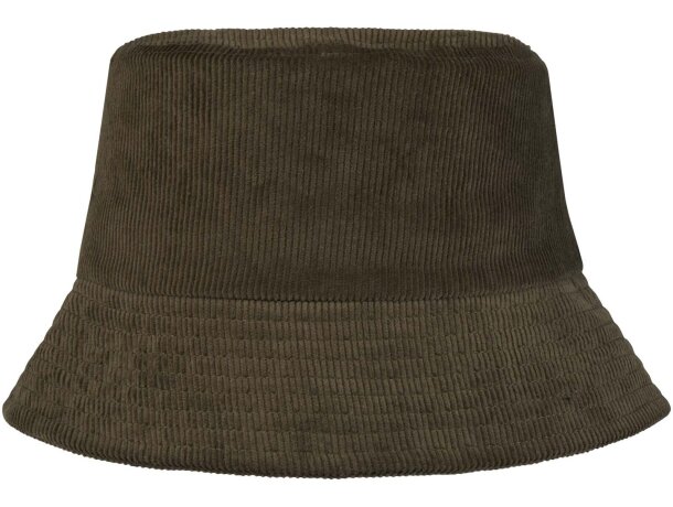 Gorro pana reciclada Howson con algodón sostenible Verde bosque detalle 3