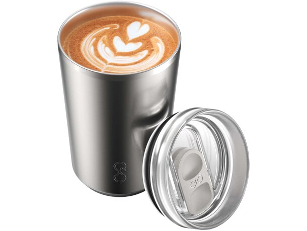 Vaso térmico Ocean Bottle 350ml acero inoxidable reciclado Gris acero inoxidable detalle 13