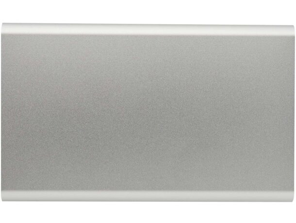 Batería externa Pep 4000 mAh aluminio reciclado certificado RCS Plateado detalle 23