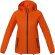 Chaqueta ligera impermeable mujer Dinlas con capucha enrollable Naranja detalle 8
