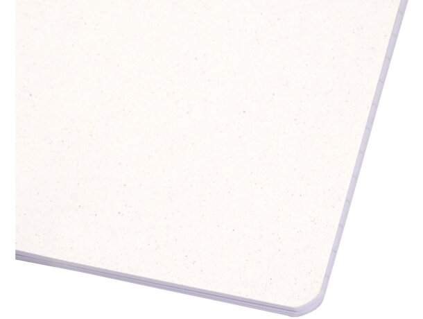 Mini libretas papel triturado con hojas a rayas Blanco detalle 5