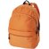 Mochila moderna con doble bolsillo frontal Naranja