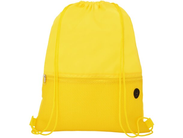 Mochila de cuerdas para empresa poliéster Oriole Amarillo detalle 27
