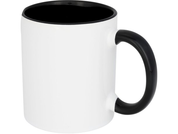 Taza cerámica Pix 330 ml sublimación resistente 125 lavados Naranja detalle 24